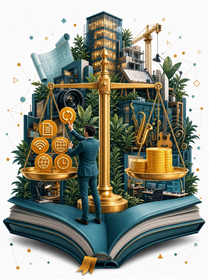 Illustration de l’ouvrage consacrée à la valeur économique et à la rémunération de la création